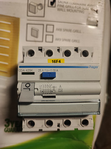 Hager kaitsmed C10A, C16A, RVK 25A3F (4 foto / 4)