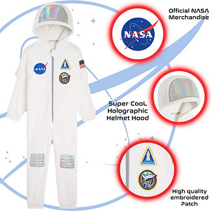 NASA astronaut fliisit uus kombee -jumpsuit-pidžama,11-12.a. (4 foto / 10)