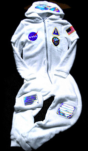 NASA astronaut fliisit uus kombee -jumpsuit-pidžama,11-12.a. (3 foto / 10)