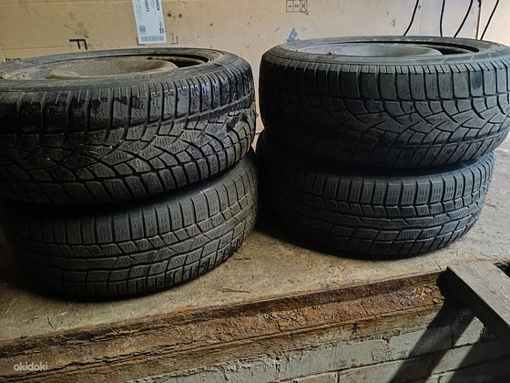 16" Жестяные диски (5x12)Audi, VW с всесезонной резино (7mm)