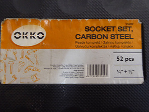 Набор наконечников Okko VG050, 1/4", 52 шт. + Чемодан (6 фото из 6)
