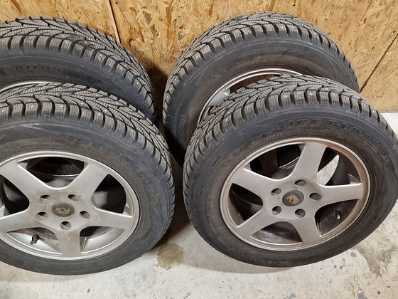 Шипованная резина на дисках 195/65 R15 5x120 7.5mm