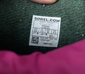 Sorel теплые зимние сапоги размер 30 (2 фото из 2)