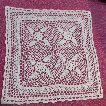 Kootud salvrätik 39x39 cm.
