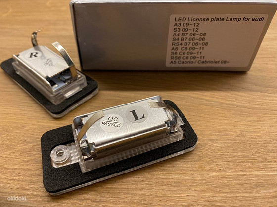 AUDI LED numbrituled A4 [B6 B7] A6 [C6] E-märgistus!