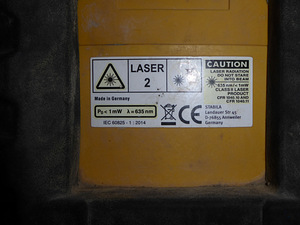 Rotatsiooni Laserseade STABILA LAR 350 SET 19019 (4 foto / 7)