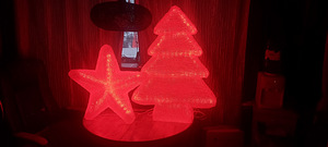 Ёлка led + звезда led (3 фото из 4)