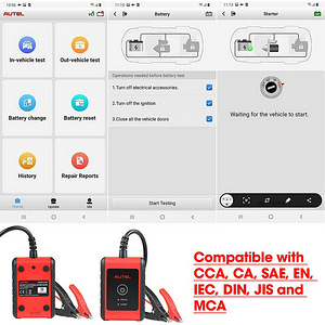 AUTEL MaxiBAS BT506 - aku/starteri/generaatori tester (3 фото из 4)