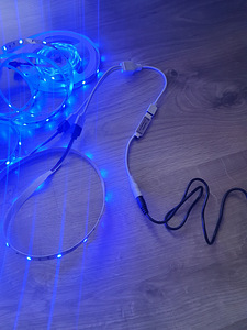RGB светодиодная лента 5м+5м+управление+переходник! НОВЫЙ! (6 фото из 6)