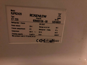 Müüa heas korras kasutatud Rosenlevi külmik (1 foto / 3)