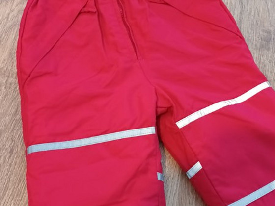 H&M зимние брюки с подтяжками s.80