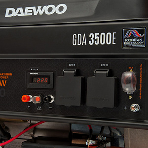 Elektrigeneraator/Bensiinigeneraator Daewoo GDA 3500E (4 foto / 9)