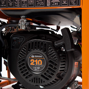 Elektrigeneraator/Bensiinigeneraator Daewoo GDA 3500E (6 foto / 9)