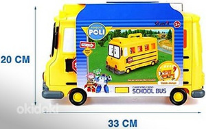 Robocar Poli koolibuss + autod 13 tk (2 foto / 10)