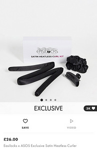Satin heatless curl kit (1 foto / 1)
