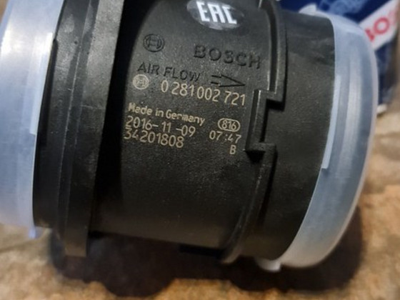 UUS BOSCH Расходомер воздуха 0 281 002 721.