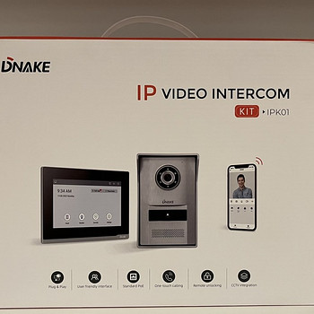 IP video uksetelefoni komplekt PoE toitega DNAKE