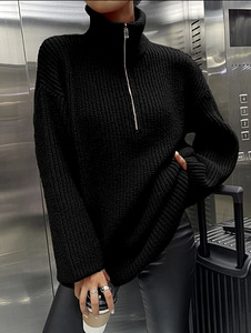 Kampsun Drop Shoulder Zip - lukuga kampsun (1 foto / 6)