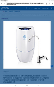 Veefilter ,, Amway,, (1 foto / 1)