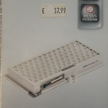 Tolmuimeja filter HEPA AirClean 30