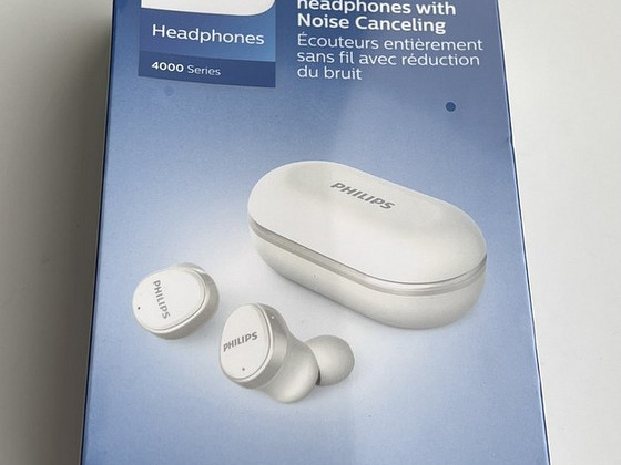 Philips True Wireless Headphones Black / White