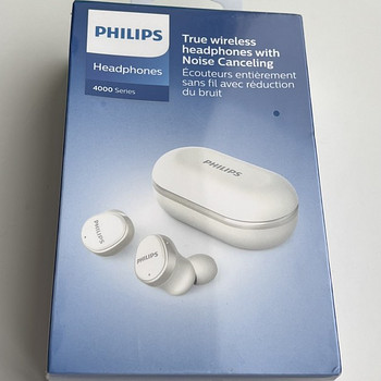 Philips True Wireless Headphones Black / White