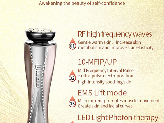 RF прибор для омоложения. RF High Frequency Waves Device.