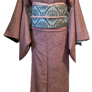 Vintage siidist kimono,pink (5 foto / 7)