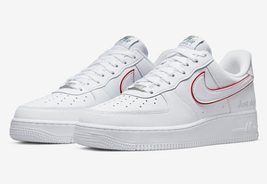 Nike Air force 1's red and white just do it (3 foto / 3)