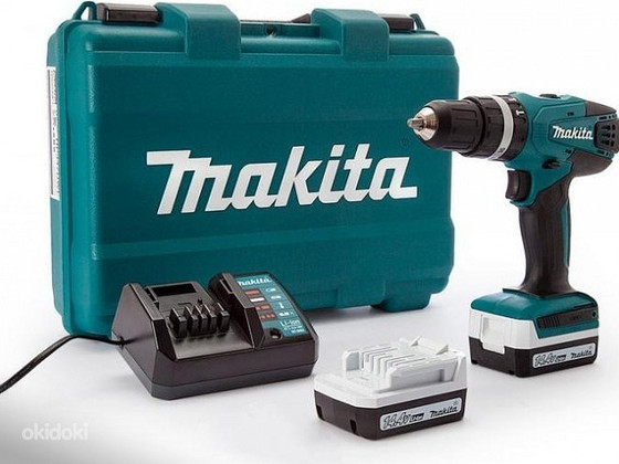 Аккумуляторная дрель Makita HP347D +2Аку + Зарядка + Чемодан