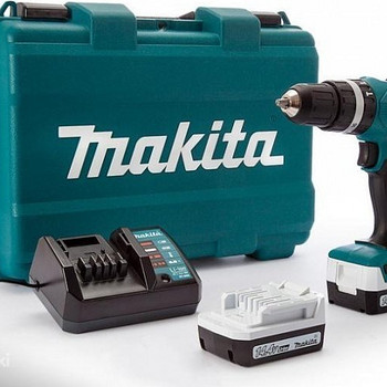 Akutrell Makita HP347D + 2 Aku + Laadija + Kohver