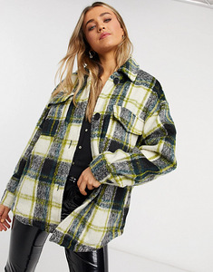 Bershka oversized check overshirt (3 foto / 5)