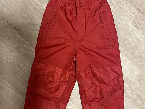 MyYWEAR красные зимние брюки 86/92 см