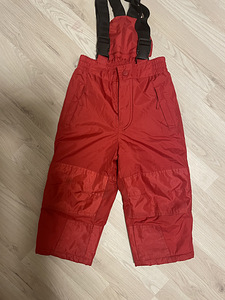 MyYWEAR красные зимние брюки 86/92 см (1 фото из 5)