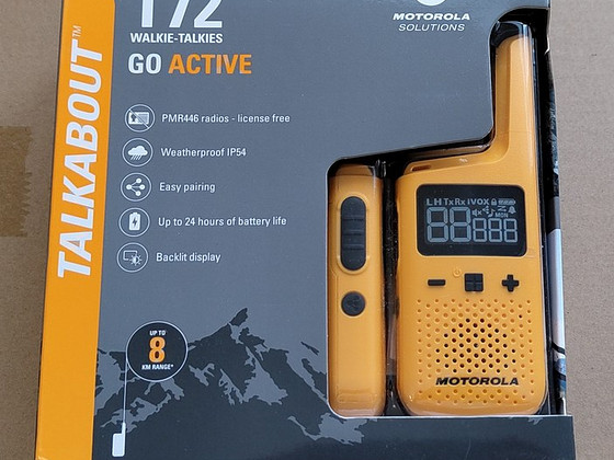 Комплект радиостанций Motorola T72 Talkabout PMR Walkie Talkie