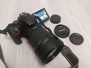 Nikon d5600 + Tamron 18-400mm + Manfrotto Advanced Active 6 (2 foto / 3)