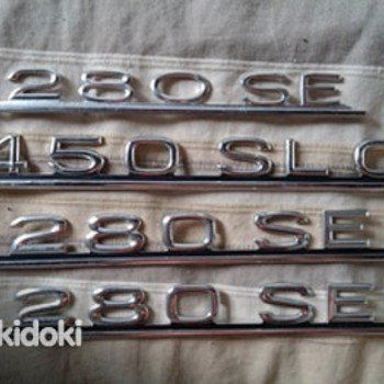 Эмблемы Mercedes Benz W107 W108 W116, оригинальные MB