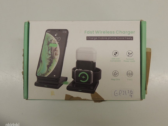 Fast Wireless Charger 3 in 1 ( uus )
