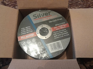 Lõikekettad Silver 1.2mmx125mm 50tk Metalli lõikamiseks (1 foto / 1)