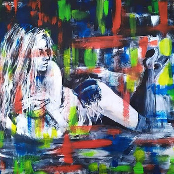 100x120cm akrüülmaal J.Sikka