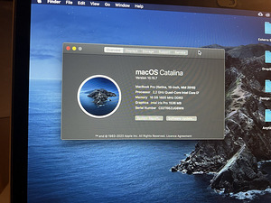 Macbook Pro 15' 16GB Ram, 256 SSD, Mid 2015. No damages. (2 foto / 5)
