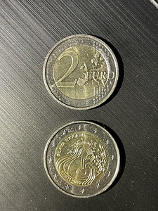 2€ münt SLAVA UKRAINI (1 foto / 1)