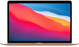 MacBook Air 13,3 дюйма Apple M1 8C/8GB/7C GPU/256GB SSD Gold (1 фото из 2)