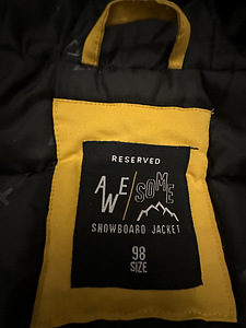 RESERVED snowboard jacket 98 jope/talvejope (5 foto / 5)