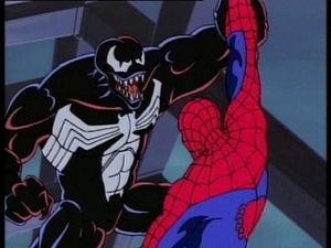 Очень редкий игрушечный Venom Человек-паук (2 фото из 3)