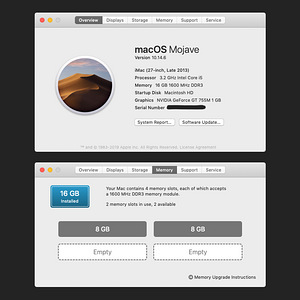 iMac 27 дюймов (конец 2013 г., 16GB RAM) (2 фото из 2)