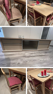 TV alus, laud ja toolid (1 foto / 8)