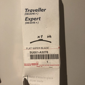 Peugeot traveller дворники