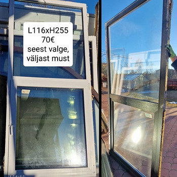 Värvilised PVC aknad 10tk erinevad