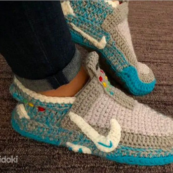 Вязаные тапки Nike Mag Назад в будущее